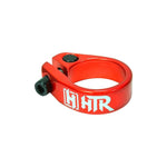 ABRAZADERA HTR ALUMINIO 28.6MM ROJO